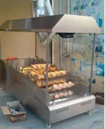 ⁦شواية مطاعم فحم PASCO J21 لشيّ 126–147 دجاجة⁩ - الصورة ⁦2⁩