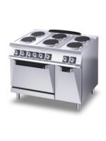 بوتجاز مطعم كهرباء 6 عيون مع فرن وخزانة | OLIS العالمية