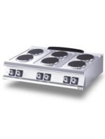 موقد كهربائي 6 عيون بصفائح دائرية 220مم (Olis)