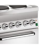 ⁦بوتاجاز كهربائي 4 عيون مع فرن مروحة GN1/1 Baron 700⁩ - الصورة ⁦2⁩